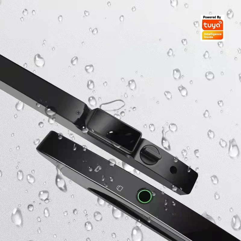 Waterproof IP65 Smart Lock Tuya Wifi Fingerprint Digital APP Remote Password IC Card Key Unlock Electronic Security Door Lock