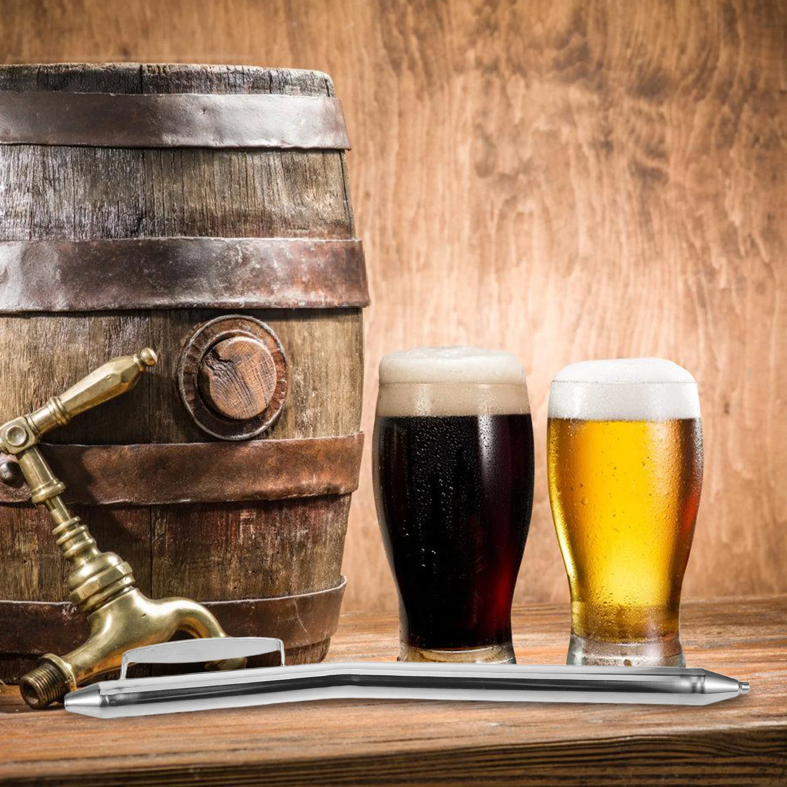 

Насос для винной бочки из нержавеющей стали, инструмент для переноса вина, точная экстракция для дубовой бочки, компактный домашний набор для виноделирования