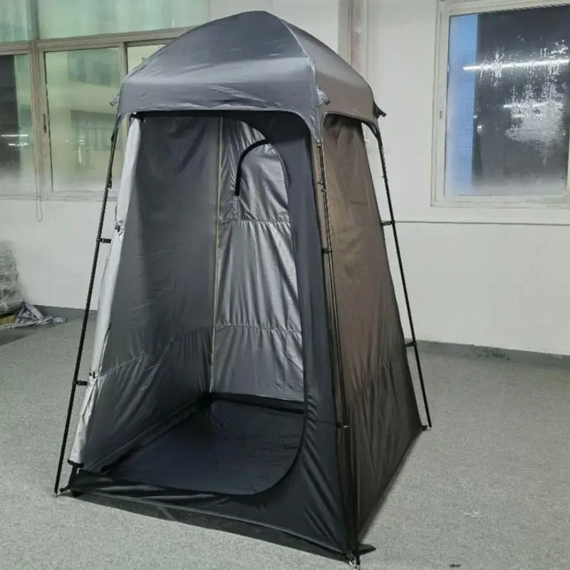 

Outdoor Portable Privacy Shower Tent Pop Up Changing Room Bath Tent Shelter Silver Coated Cloth Folding Waterproof Oversized