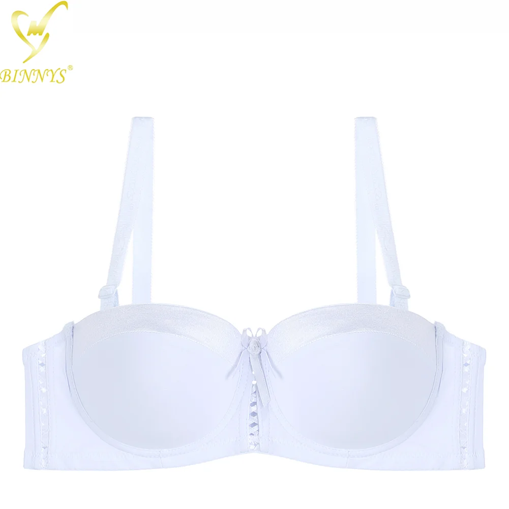 BINNYS-Sujetador de copa C Para mujer, Conjunto de Sujetador Sexy con realce, de media Copa