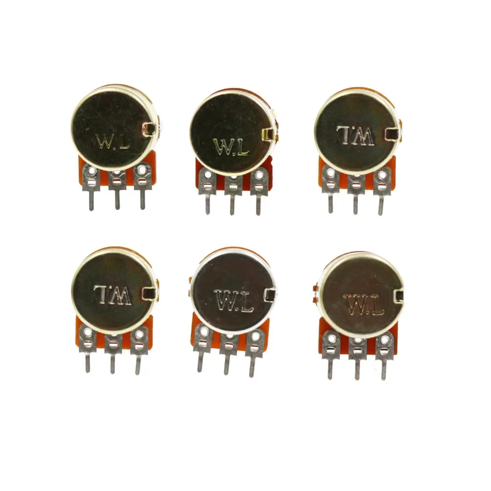 10PCS WH148 Single 15mmB1K/2K/5K/10K/20K/50K/100K/250K/500K/1M Potentiometer One Potentiometer for Each Specification with a Cap