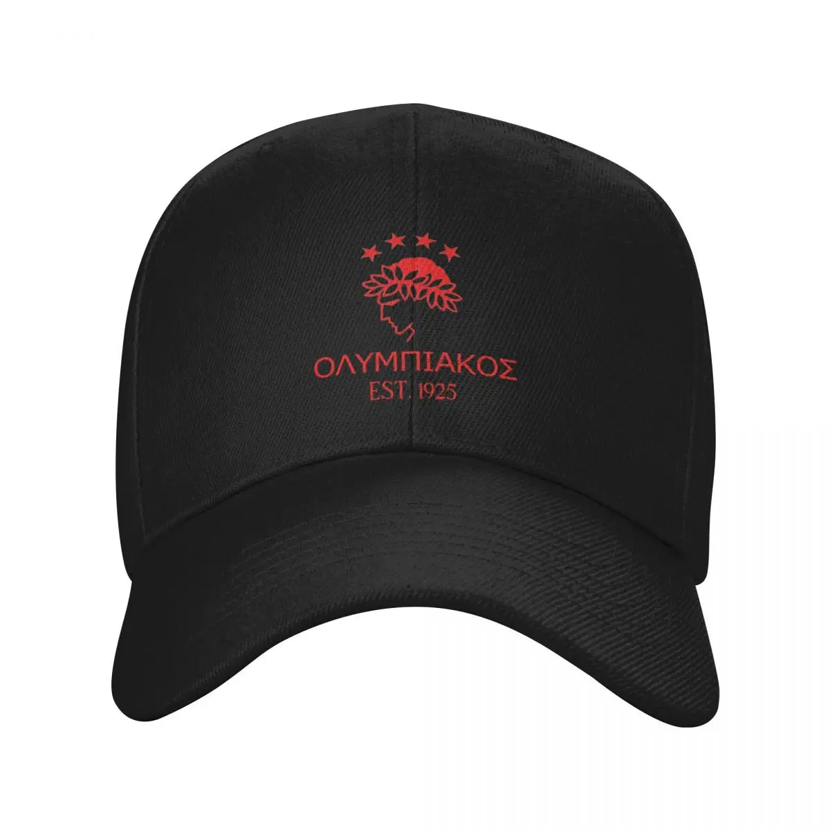 

Olympiakos Greek Red Baseball Cap funny hat Fishing cap Luxury Brand golf hat genuine Ladies Men's