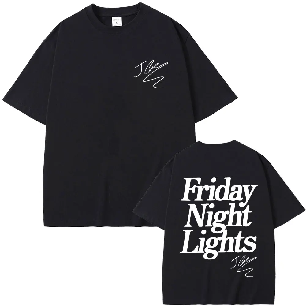 

Rapper J Cole Friday Night Lights English Graphic T Shirt Men Women Hip Hop Fashion T-shirts Men's Casual Oversized Streetwear
