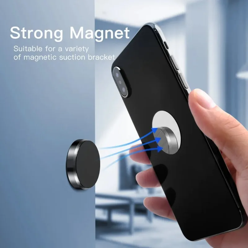 5PCS Metal Plate Sticker Disk Iron Sheet for Magnet Mobile Phone Holder for Magnetic Car Phone Stand Mount Holder Universal image 3