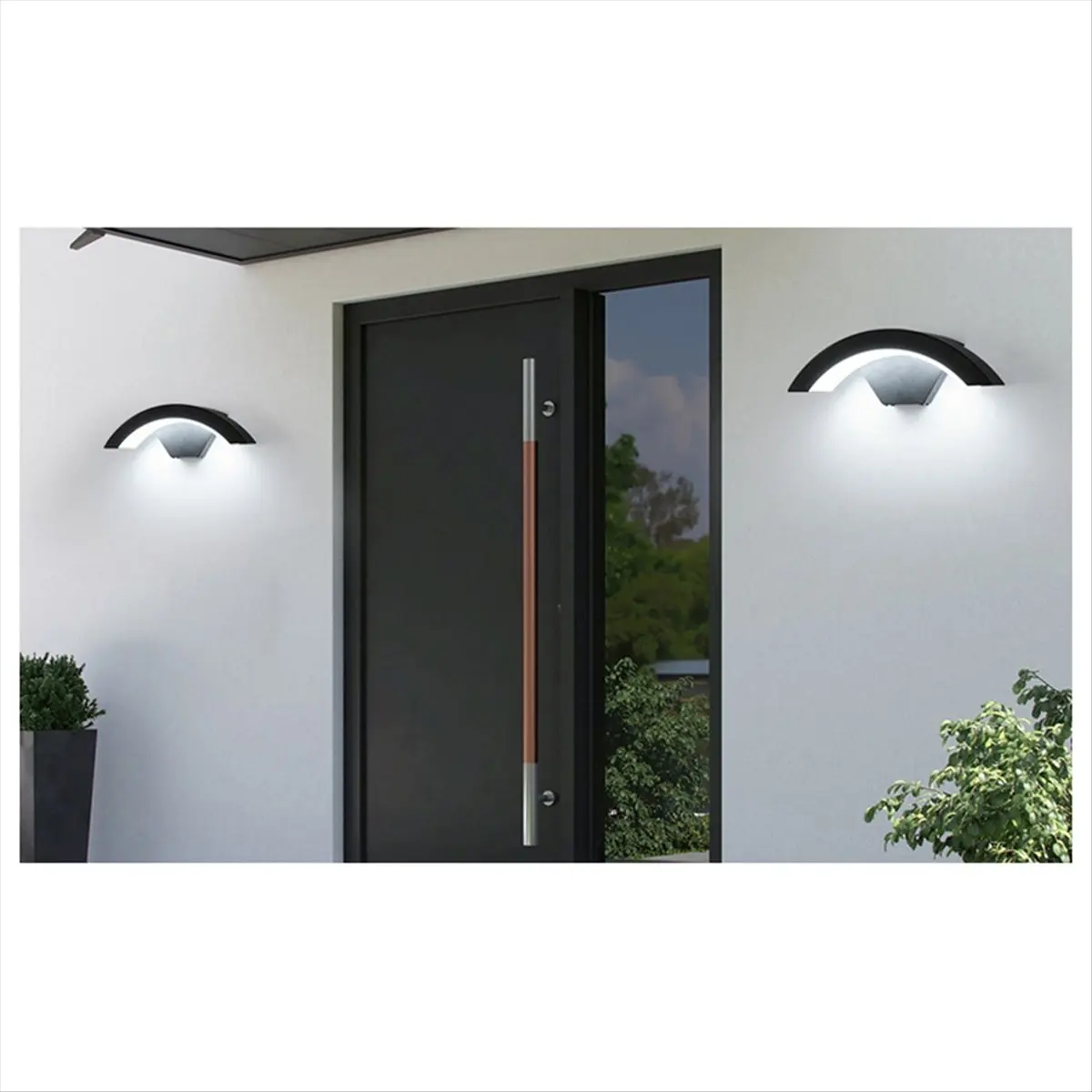 AA19 Aluminum LED Wall Lamp Waterproof Outdoor Garden Lights Interior Wall Light for Bedroom Street Corridor Stairs Lighting