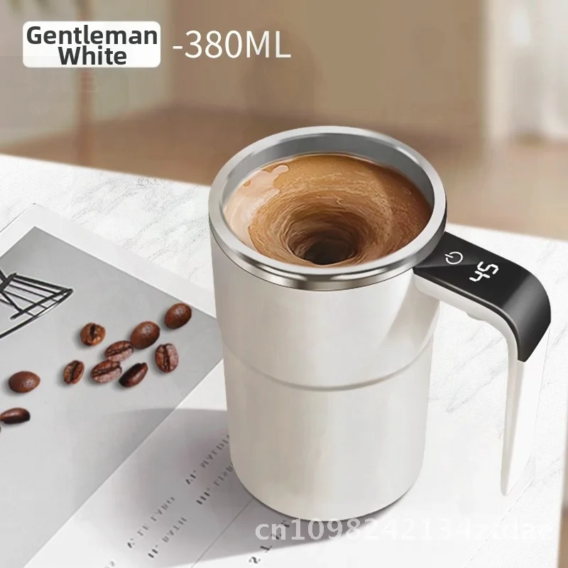 

Интеллектуальный шейкер для измерения температуры протеинового порошка, электрическая магнитная чашка для смешивания кофе, молочного коктейля 304, нержавеющая сталь