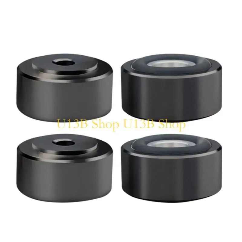 U13B 4Pcs Easy Installs Sound Equipment Support Feet AntiSlip Rubber Base for Stable Placement and Noise Reductions