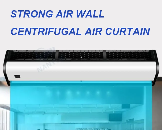 Mini Restaurant Cross Flow Air Curtain Machine Indoor Wind Barrier for Commercial Shop Entrance Professional Door Fan Pro