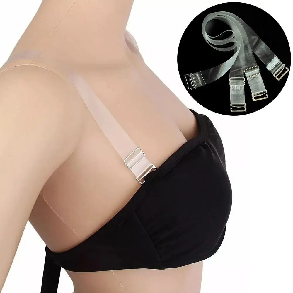 High-quality Transparent Bra Straps Detachable Invisible Underwear Strap Anti Slip Adjustable Shoulder Strap