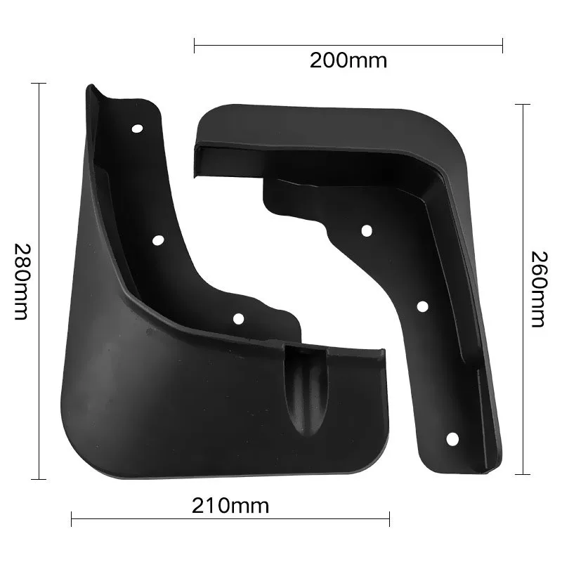 Mudguards Suitable For Mitsubishi Outlander 2023 Car Tire Mudguard Tile Modification Auto Parts