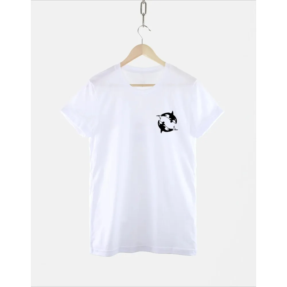 Best Selling Orca Killer Whale T-Shirt Orca Shirt Killer Whale Pocket Print T-Shirt Whale T-Shirt Nautical Print Tees Men Y2K