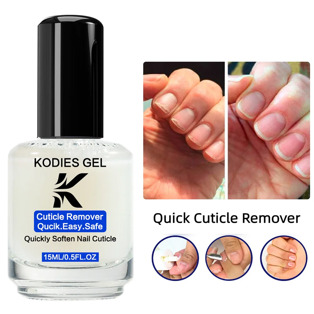 

KODIES гель для удаления кутикулы, жидкий смягчитель кутикулы, мгновенный растворитель кутикулы, салонное качество, уход за ногтями, принадлежности для маникюра и педикюра
