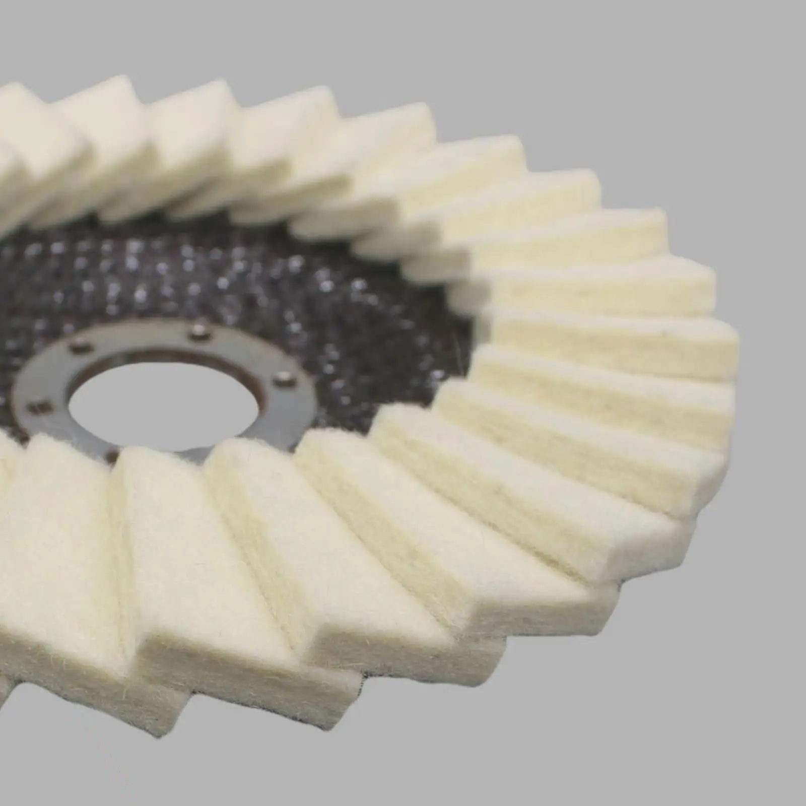 5xWool Felt Flap Polishing Disc Angle Grinder Attachment for Jewelry Glass Car 115 Type