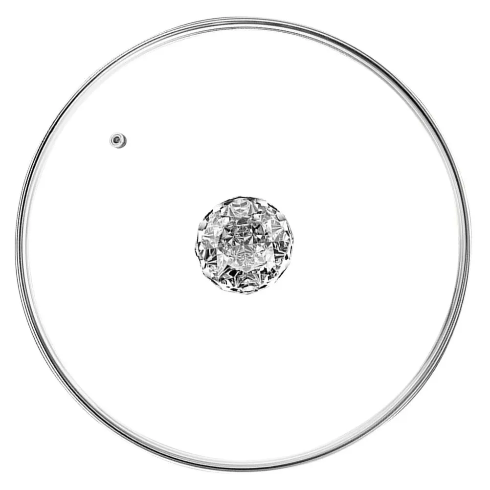 

Glass Cooking Pot Lid 28Cm Universal Fit Heat Resistant Tempered Glass Cover for Pots Frying Pans Soup Saucepans Kitchen