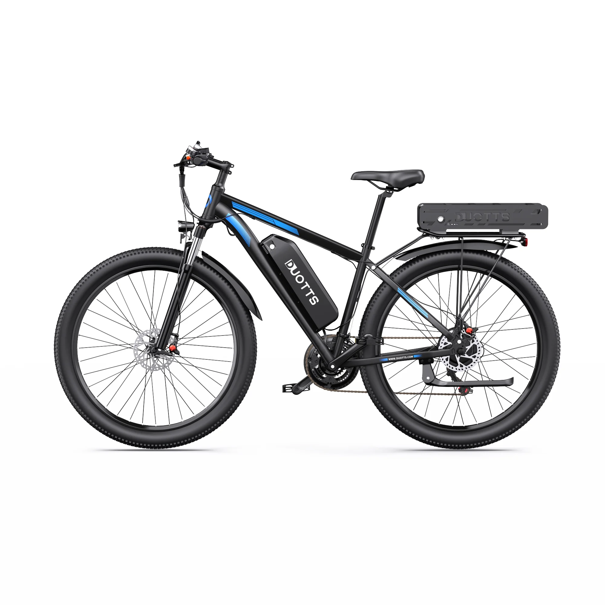 DUOTTS C29-K Elektrische Mountainbike Krachtige Motor E-Bike 48V15Ah+22.5Ah Dubbele Batterijen 150-170KM Lange Actieradius 29" Vetbanden 21-Versnellingen Hydraulische Schijfremmen APP Besturing