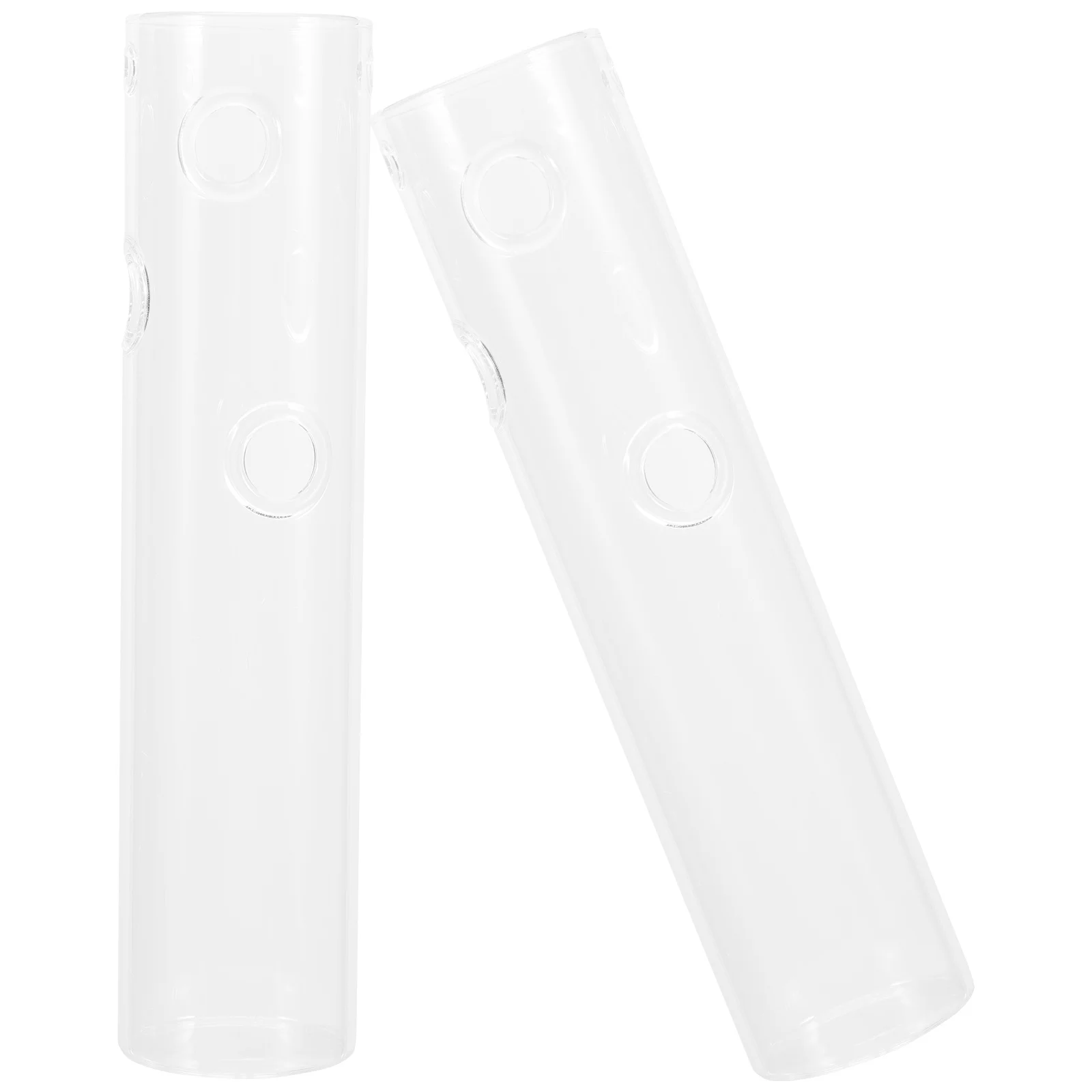 

2Pcs Hanging Glass Planter Transparent Hydroponic Vase Creative Flowerpot Decorative Holder Modern Home Balcony Small Plant