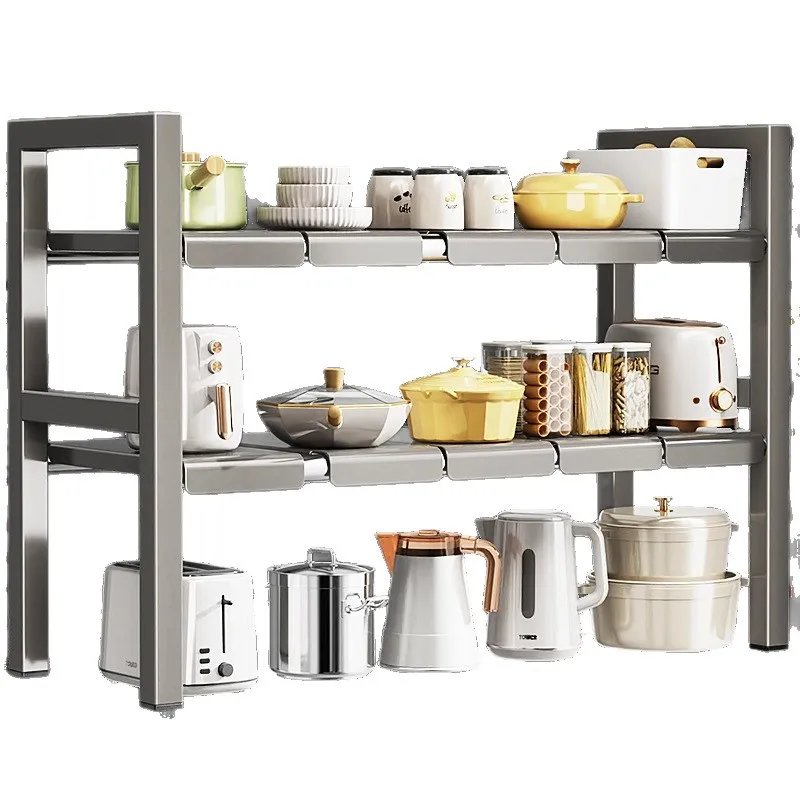 

Kitchen multi-functional pot rack, kitchen utensils storage rack for home use
