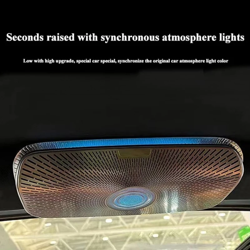 3pcs Roof 64colors LED Speaker Car Ceiling Speakers W254 Ambient Light for New C/S/GLC-class W206 W223 X254