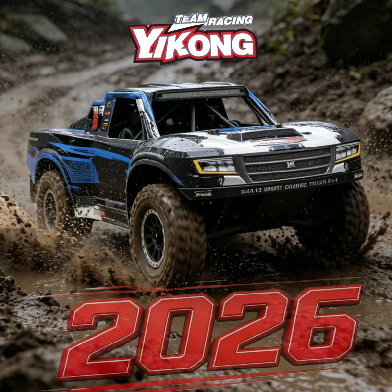 

YIKONG 1:8 YK8081 Independent Suspension Short Card DF8 Brushless 4WD High-Speed Remote Control Off-Road Vehicle RC Model Car