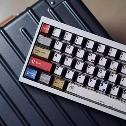 Keebox Comic Style Manga Mixed Lights Keycaps PBT DIY Mechanical Keyboard Key Caps 1.6mm Thickness Full Set