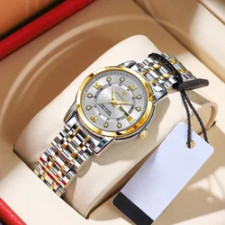 Women's Watch Swiss Brand New Waterproof Luminous Double Date Quartz Watch