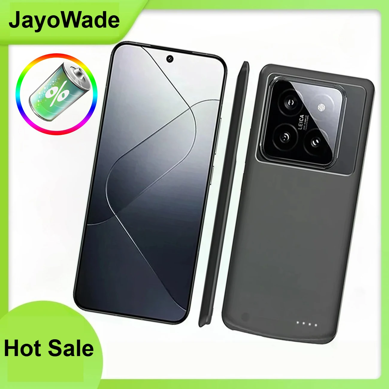 JayoWade Power Case For Xiaomi Mi 15 Ultra 14 13 Ultra 12 11 10 15S Pro Redmi k20 Note 7 8 Mix 3 Battery Charger Case 10000Mah