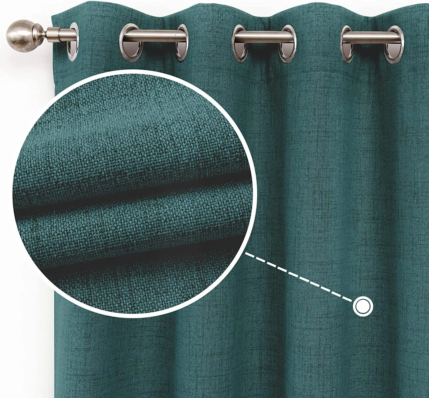 Full blackout bedroom curtain sunshade cloth high density fabric customizable style and color