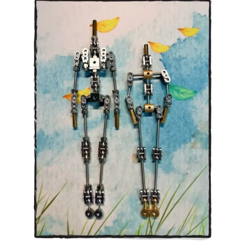 DIY Stop Motion Animation Armature Kit Metal Puppet Skeleton Silicone Hands Unassembled Studio Craft Accessories for