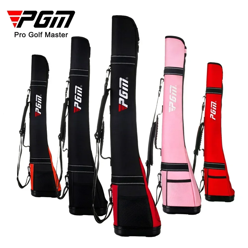 PGM  Waterproof Nylon Golf Gun Bag Protable Sunday Bag for 4~5pcs Golf Clubs Lightweight Golf Caddie Aviation Bag QIAB010