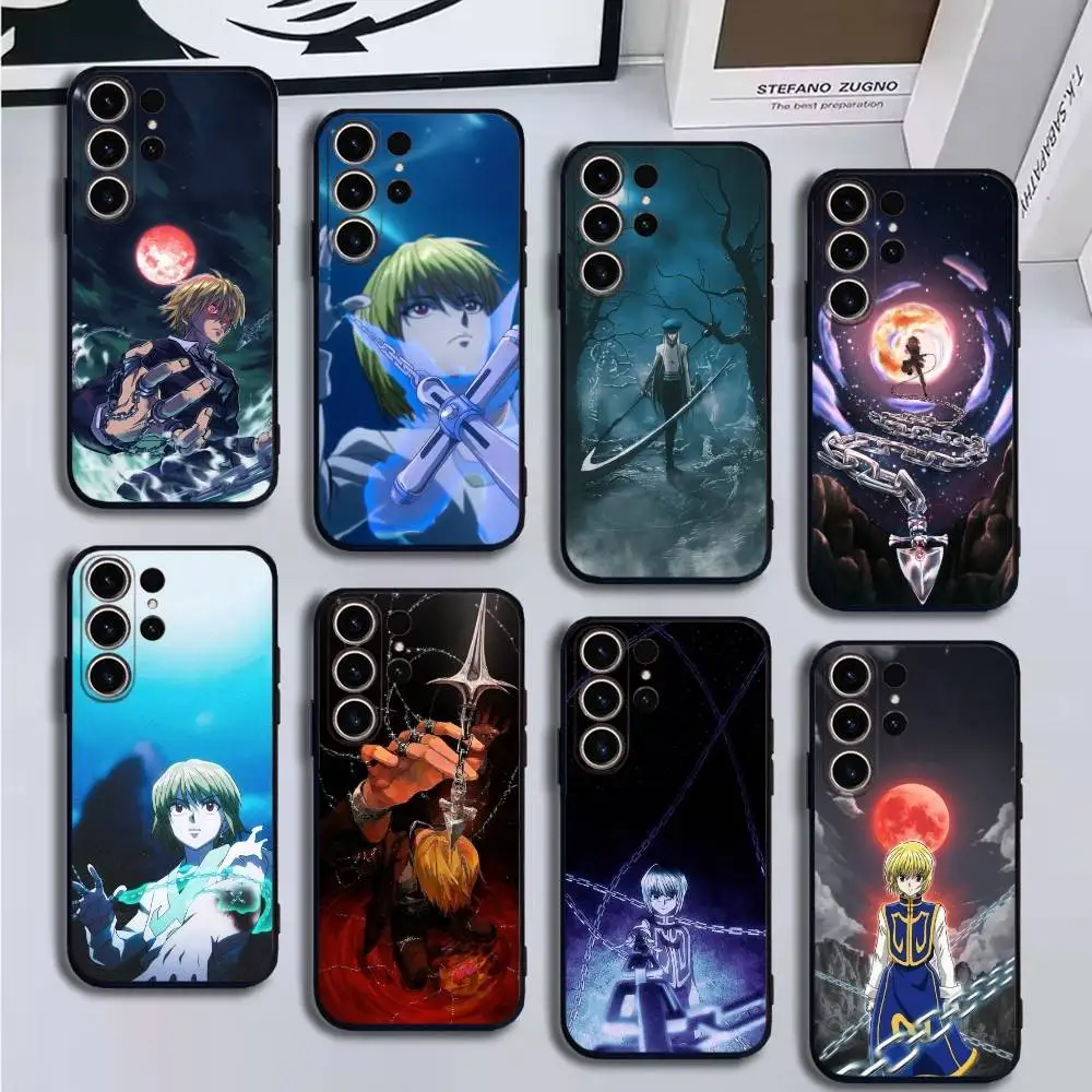 

Anime K-Kurapika Phone Case For SamsungS25,24,21,22,23,30,Ultra,20,Plus,Fe,Lite,Note,10,9,Soft Black Cover