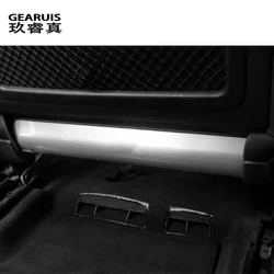 Car Seat Back Anti-kick Pad Cover Trim For Audi A4 B8 A5 S4 S5 Q3 8U Q5 8R Stainless steel Anti Dirty Mat Auto Accessories