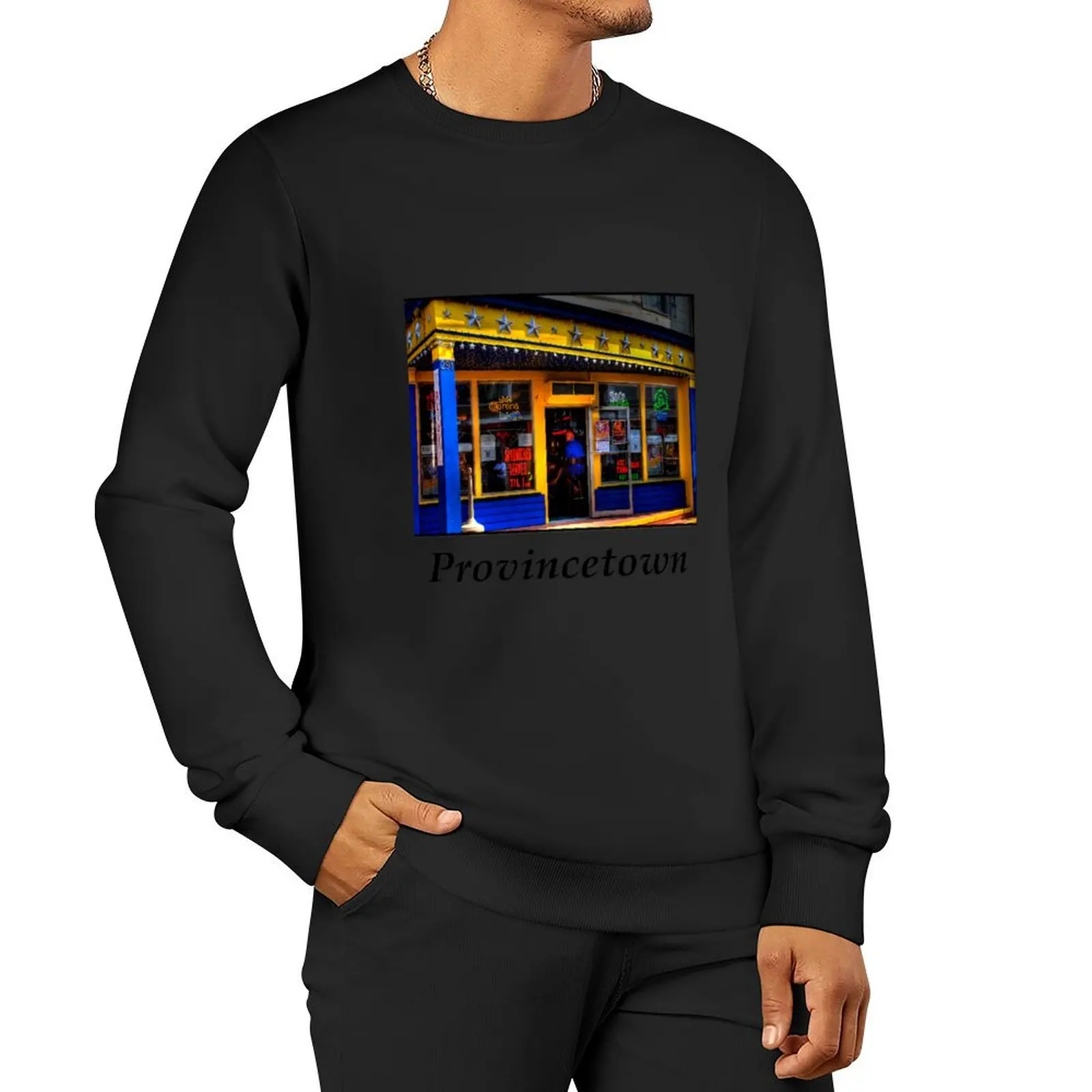 

Provincetown Star Bar - The Albi (Steve's) Pullover Hoodie autumn sweatshirts men