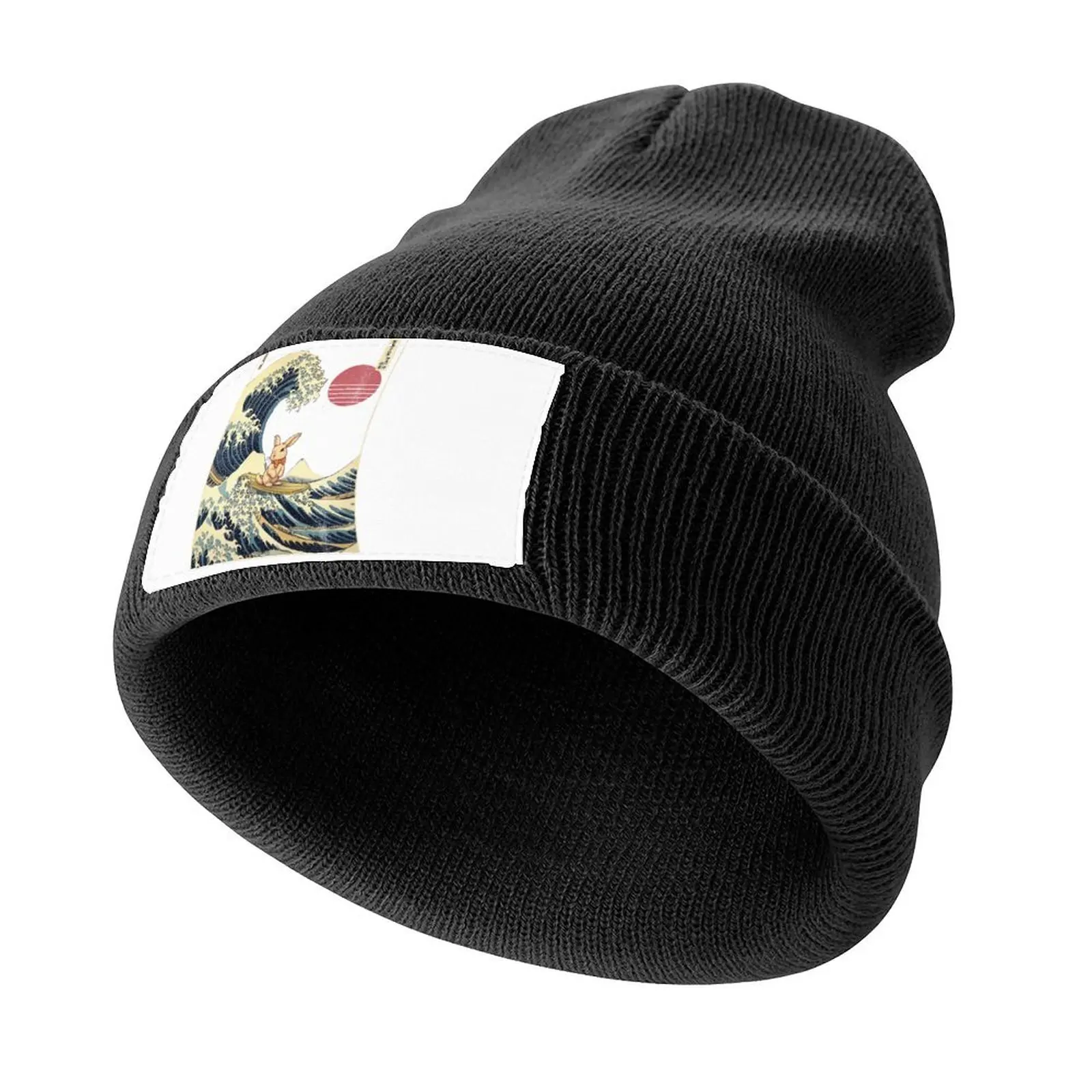 

Rabbit Kanagawa Japanese Surfing Wave Knitted Cap Mountaineering Icon Golf Men Women's