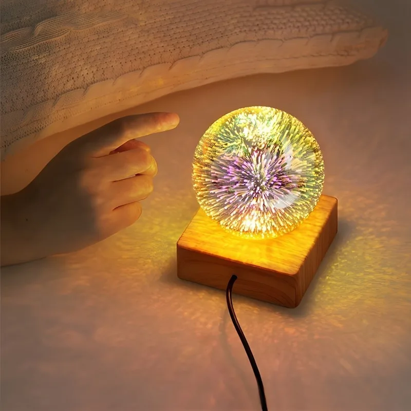 ضوء ليلي LED من السماء المرصعة بالنجوم - مصباح بجانب السرير يعمل باللمس مزود بمنفذ USB، ضوء قابل للتعديل 16 لونًا، مناسب لهدايا عيد الميلاد #6