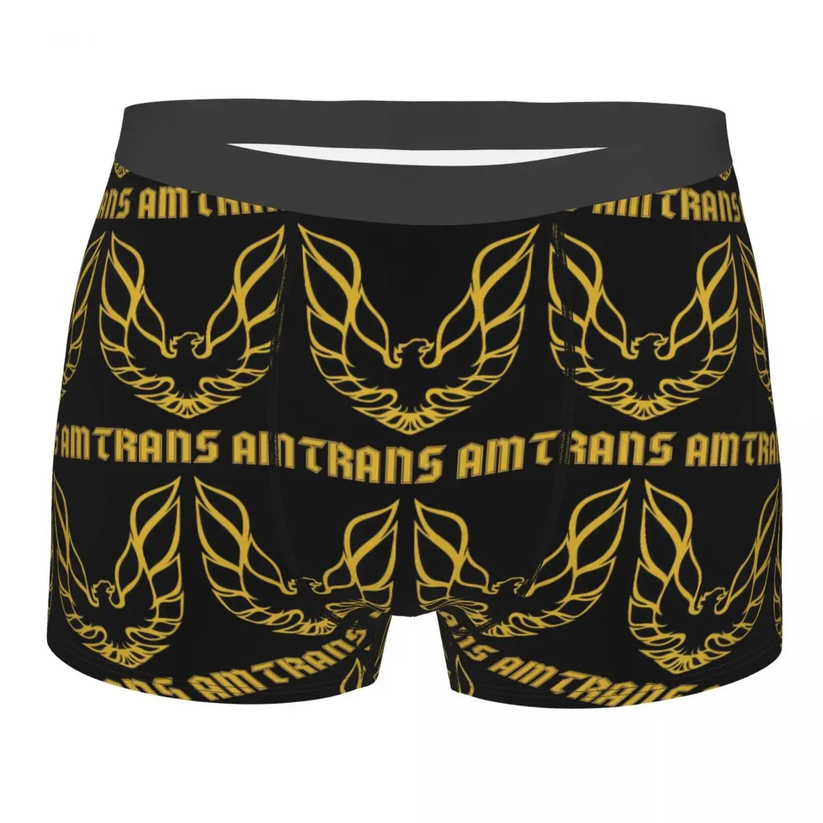 Boxer Underpants Shorts Trans Am Firebird Bandit Golden Panties Men's Soft Underwear for Homme Man Boyfriend Gift