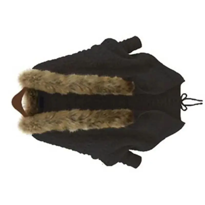 

American Short Jacket Sweater Autumn Winter New Women's Long Sleeved Loose Collar Knitted Sweater Cardigan Thick Bat Shirt Trend