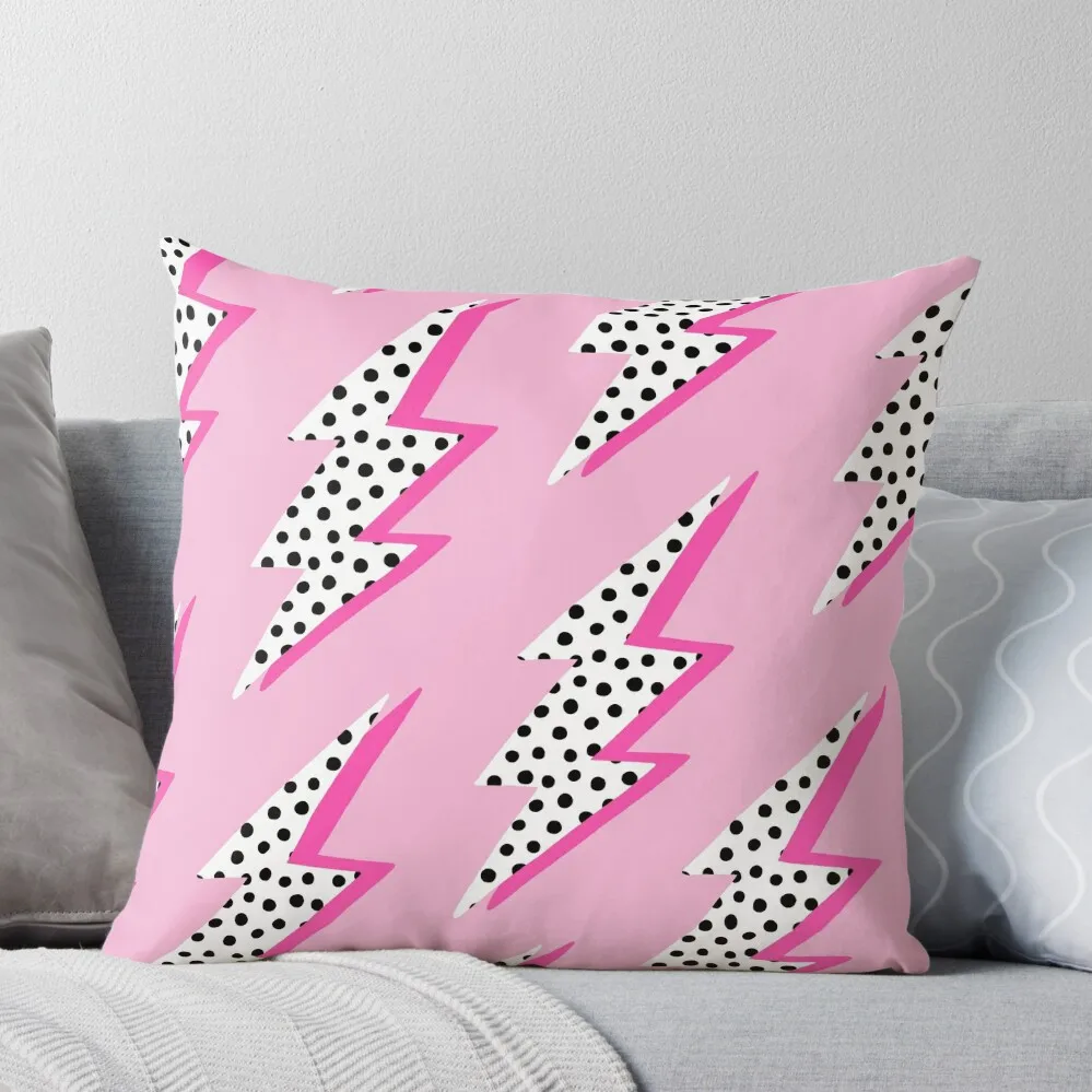 

Pink lightning bolt Throw Pillow Christmas Pillowcase pillow cover christmas Sofa Cushions Covers