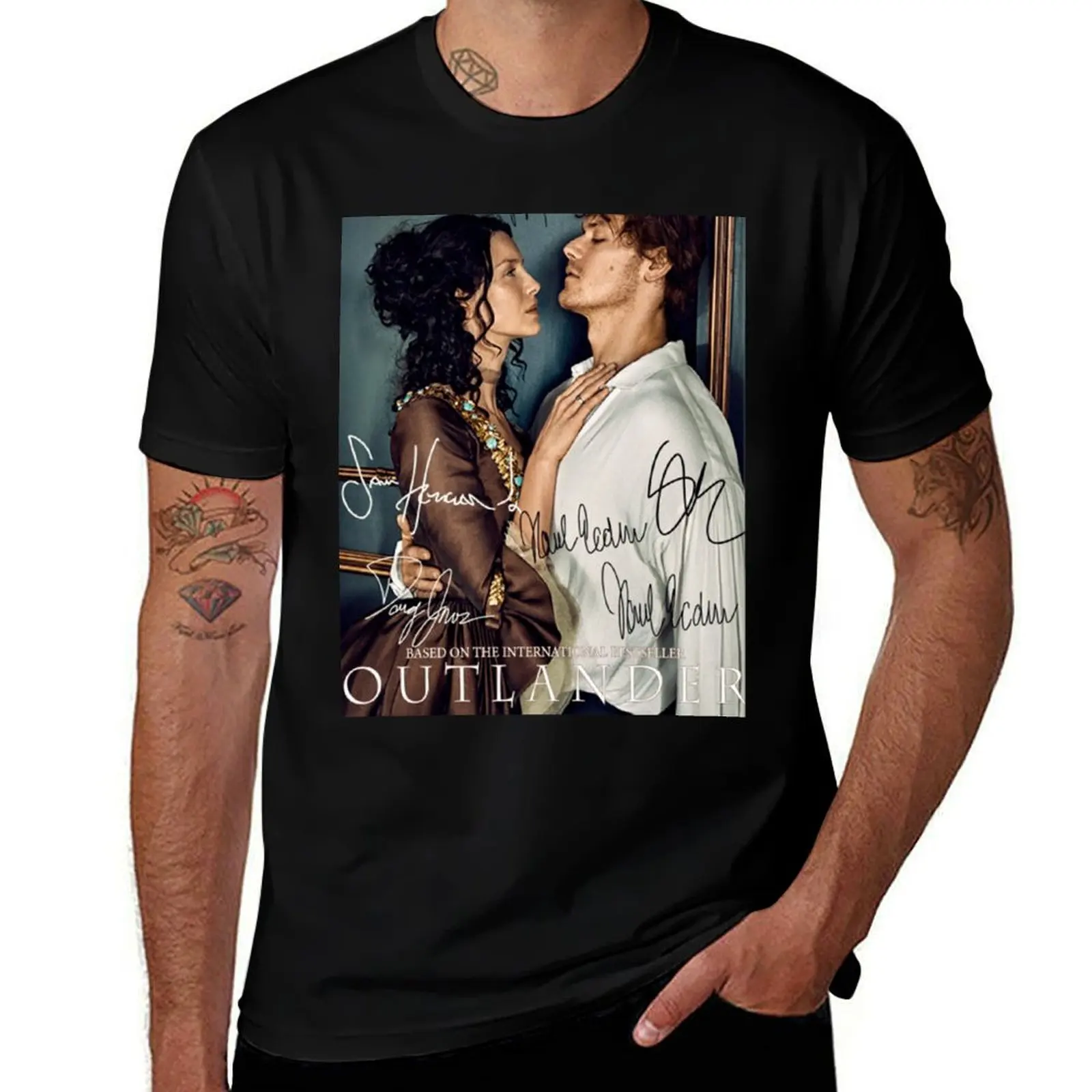 Outlander Signature T-Shirt cotton t shirts man 100% T-Shirt