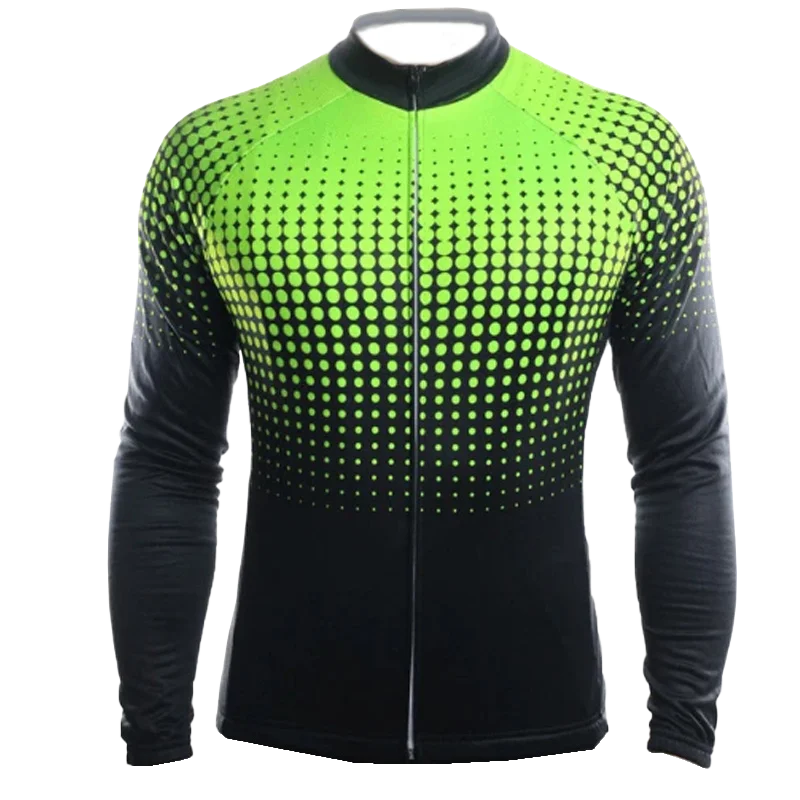 Pro Man Long Sleeve Top Road Mens Bicycle Shits Clothes Cycling Jersey Bike Coat MTB Wear Tight Jacket Ride Sweater Champion