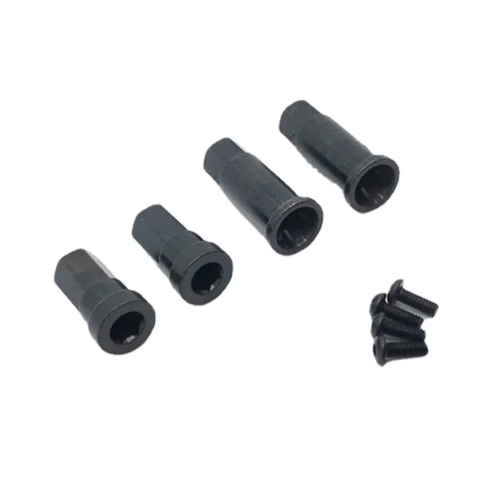 Adaptador de unidad de cubo hexagonal de rueda de Metal de 4 piezas, combinador para HB Toys ZP1001, ZP1002, ZP 1001, ZP 1002, 1/10, actualización de coche RC