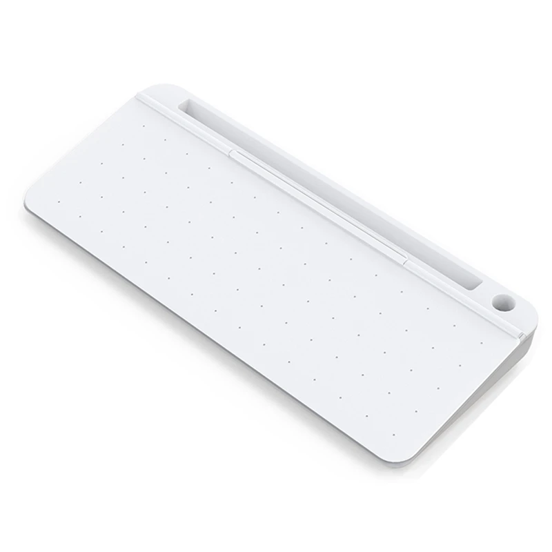 Desktop Keyboard Mini Whiteboard Writing Board Tempered Glass Business Office Erasable Note Memo Wrist Rest Board Easy Install