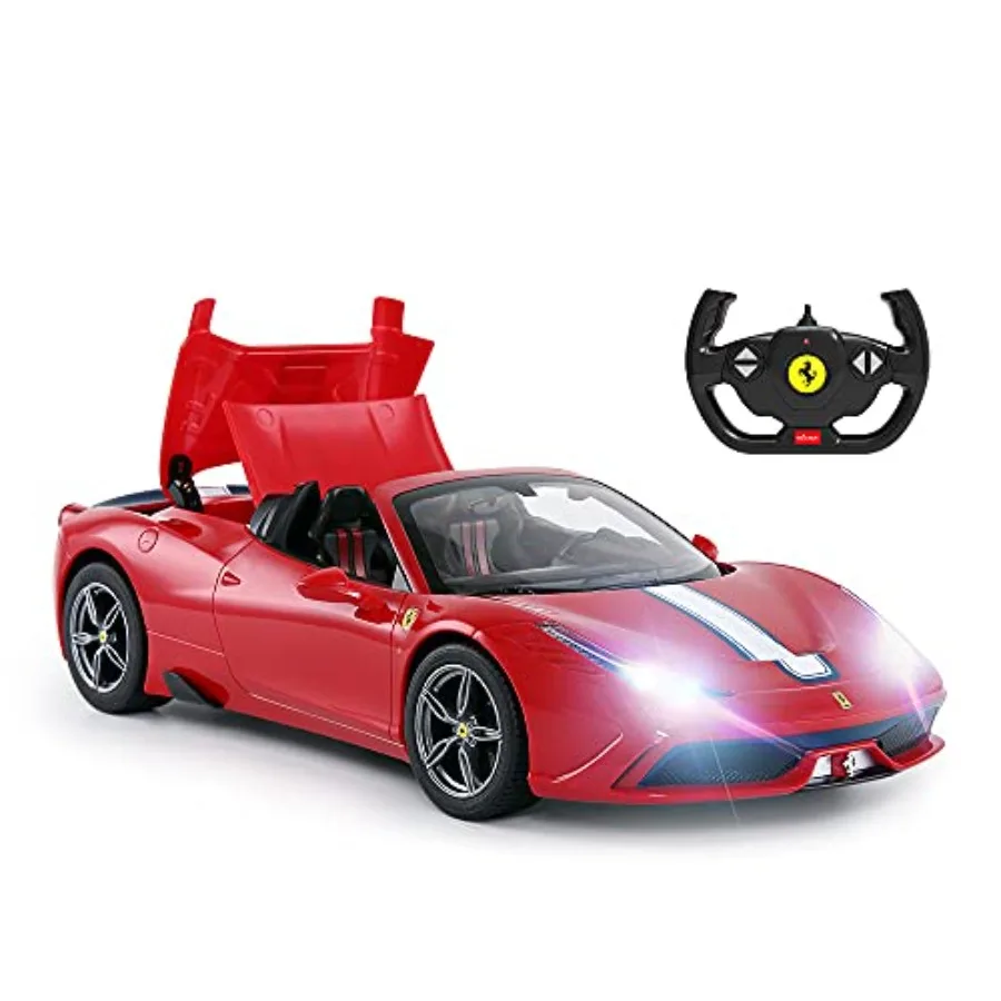 Remote Control Car For,Die-Cast Metal Body, Red, Auto Open And Close Function