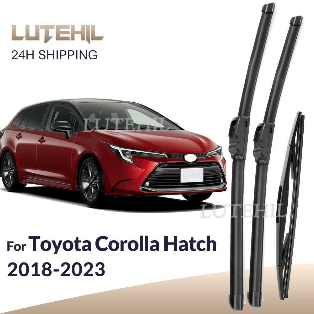Für Toyota Corolla Hatch 2018-2023 2019 2020 2021 Wischerblätter vorne und hinten Scheibenbürsten 28"+14"+12"