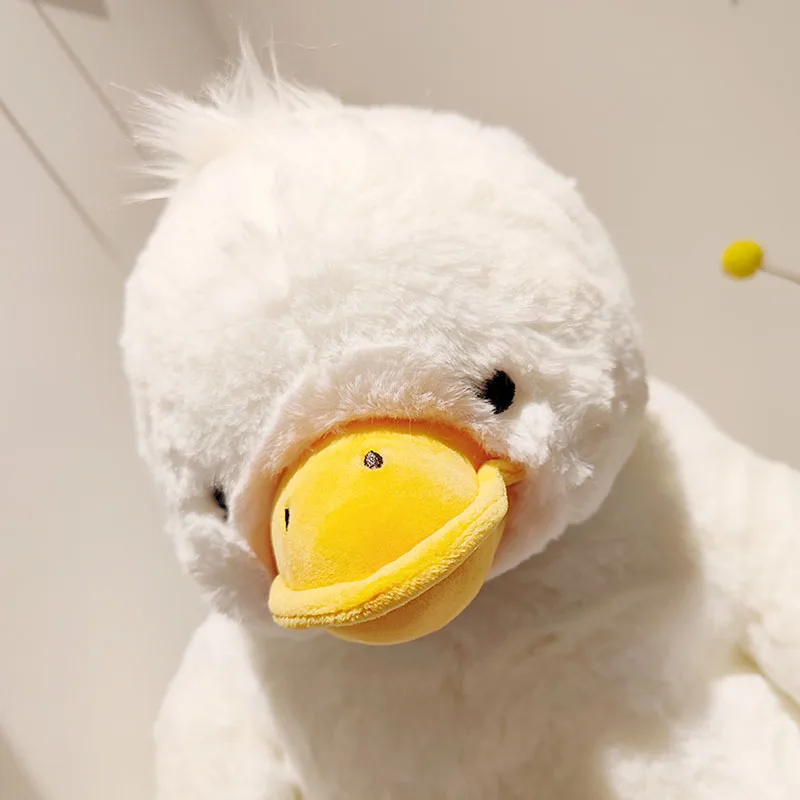 Pato de peluche Kawaii para niño y niña, juguete de Animal de peluche, muñeco suave, almohada, cojín, regalo de cumpleaños y Navidad