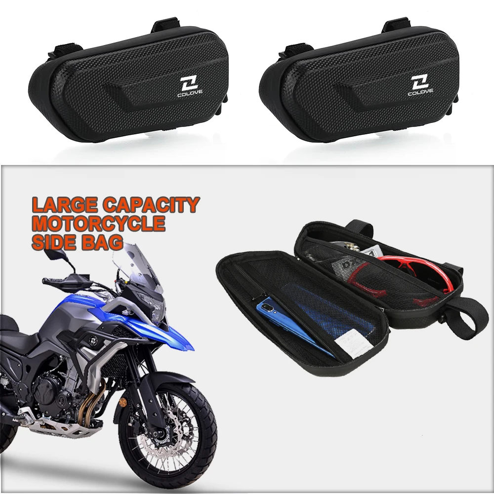 Waterproof DustProof Storage Bag Heavy Duty Motorcycle Pannier Bag For KOVE COLOVE 450 Rally 800X KY500F Excelle 500F 510X