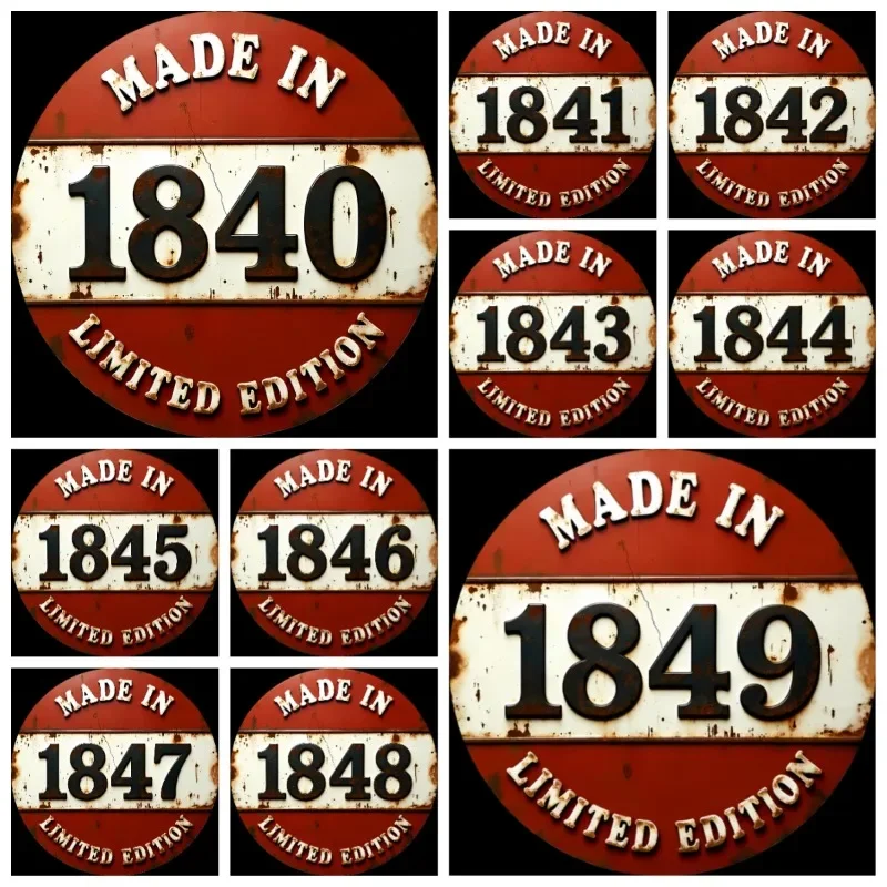 Circular Vintage Telegraph Iron - 1830-1859s Communication Theme, Office Study Retro Decor, History Buff's Authentic Gift