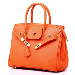 2024 New Lychee Pattern Single Shoulder Diagonal Cross Handbag Fashion Women's Bag Red Bridal Bag