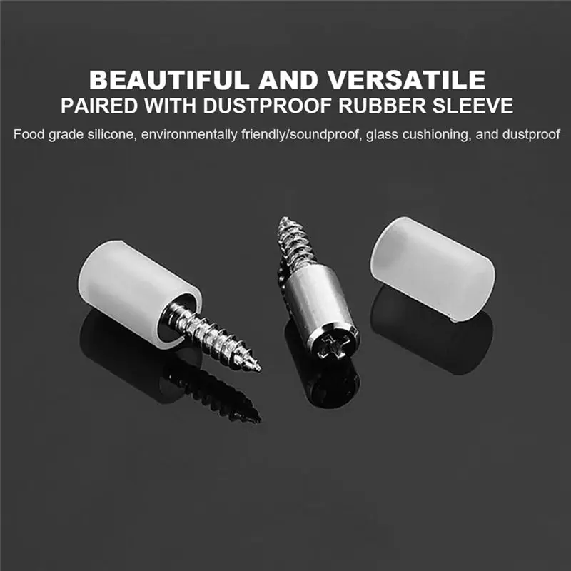 BHTS-Fixed Support Self-Tapping Cross Screw, With Rubber Sleeve Screw Plate Support Partition Bracket, Suitable For Furniture