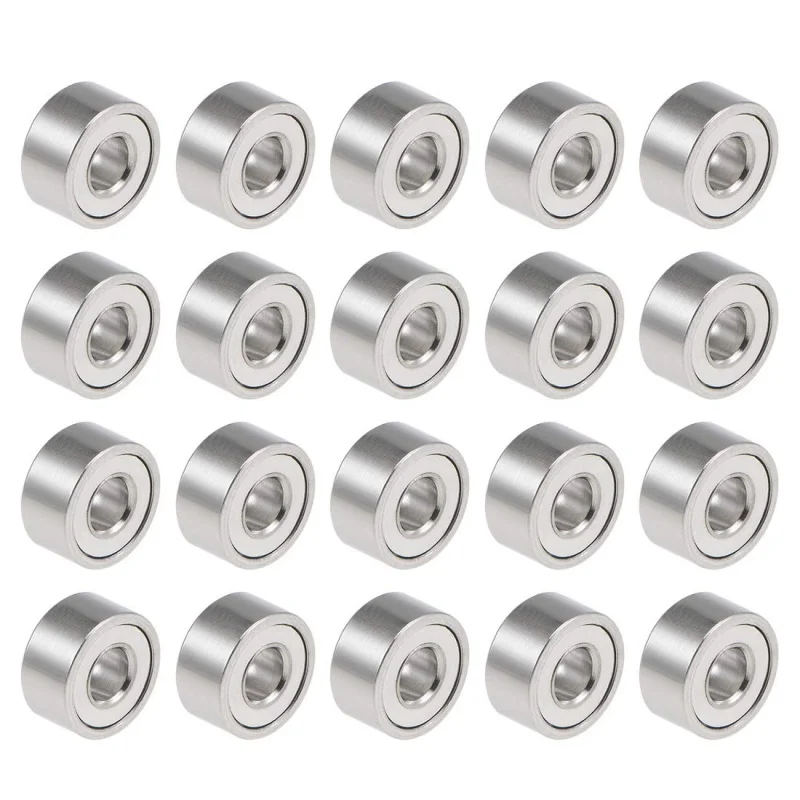 20 قطعة 682ZZ الكرات الأخدود العميق 2 مللي متر الداخلية ضياء 5 مللي متر OD 2.3 مللي متر تتحمل مزدوجة محمية الكروم الصلب Z2 20 قطعة