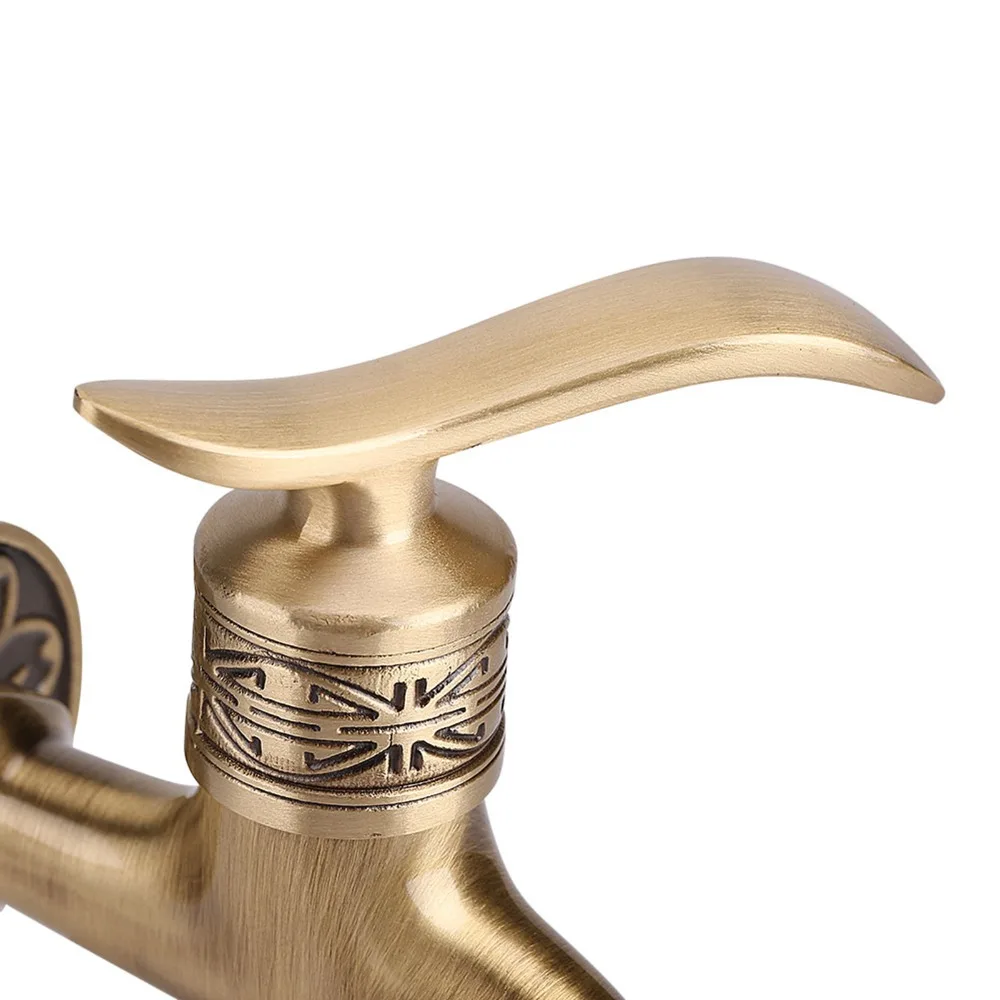Luxury Brass Washing Machine Faucet G 1/2 Inch Connection Single Cold Water Water Tap Wall Mount Faucet Tap Garden